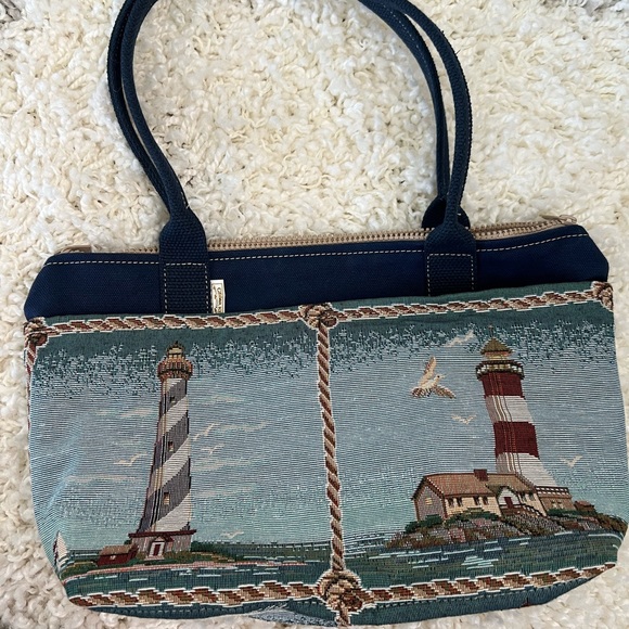 Canvas Lighthouse Purse - Picture 2 of 5